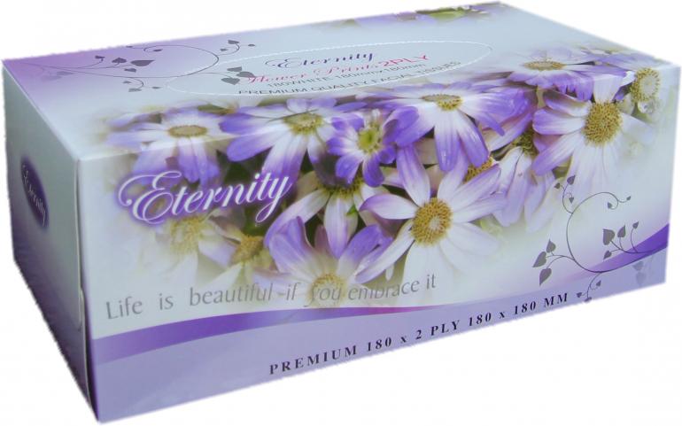 Facial Tissues 2 Ply Premium Eternity 180 Sheet EACH